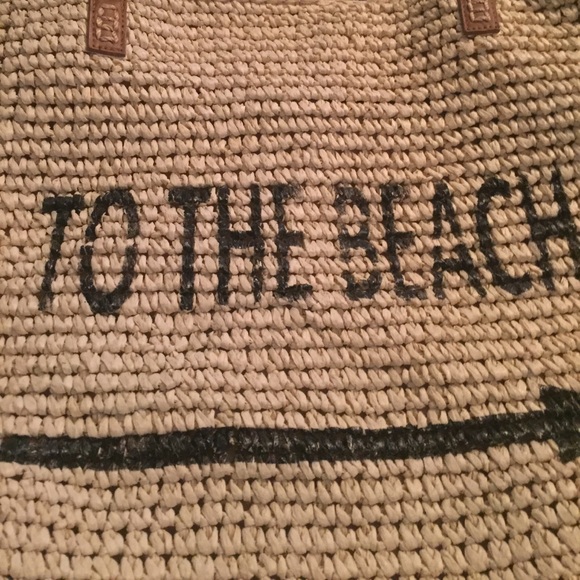 Straw Studios Handbags - Straw Studios Beach Tote